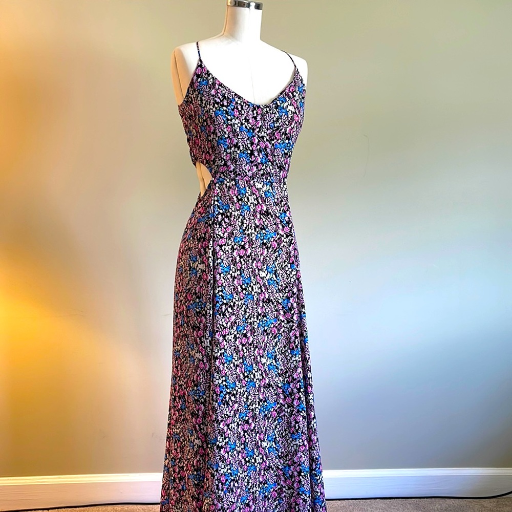Floral cutout maxi dress by Two Arrows
